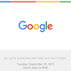 Illustration for article titled Well Be Bringing You Googles Marshmallows (and Nexi?) on September 29th